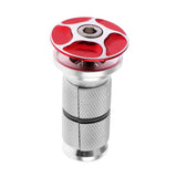 Maxbell Maxbell Aluminum Alloy Bike Headset Top Cap Compressor Expander Plug Headset Red