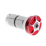 Maxbell Maxbell Aluminum Alloy Bike Headset Top Cap Compressor Expander Plug Headset Red