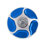 Maxbell Maxbell Aluminum Alloy Bike Headset Top Cap Compressor Expander Plug Headset Blue