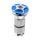 Maxbell Maxbell Aluminum Alloy Bike Headset Top Cap Compressor Expander Plug Headset Blue