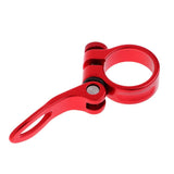 Maxbell SeatPost Clamp Tube Clip Quick Release Mountain Road Bike Part 31.8mm Red - Aladdin Shoppers