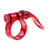 Maxbell SeatPost Clamp Tube Clip Quick Release Mountain Road Bike Part 31.8mm Red - Aladdin Shoppers