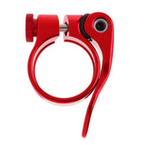 Maxbell SeatPost Clamp Tube Clip Quick Release Mountain Road Bike Part 31.8mm Red - Aladdin Shoppers