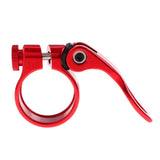 Maxbell SeatPost Clamp Tube Clip Quick Release Mountain Road Bike Part 31.8mm Red - Aladdin Shoppers