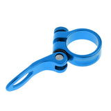 Maxbell Maxbell SeatPost Clamp Tube Clip Quick Release Mountain Road Bike Part 31.8mm Blue