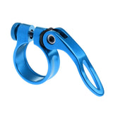 Maxbell Maxbell SeatPost Clamp Tube Clip Quick Release Mountain Road Bike Part 31.8mm Blue
