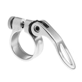 Maxbell SeatPost Clamp Tube Clip Quick Release Mountain Road Bike Part 31.8mm Silver - Aladdin Shoppers