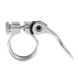 Maxbell SeatPost Clamp Tube Clip Quick Release Mountain Road Bike Part 31.8mm Silver - Aladdin Shoppers