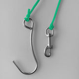 Maxbell Maxbell Scuba Diving Reef Drift Hook with 47" Line & Stainless Steel Clip Green