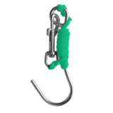 Maxbell Maxbell Scuba Diving Reef Drift Hook with 47" Line & Stainless Steel Clip Green