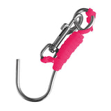 Maxbell Maxbell Scuba Diving Reef Drift Hook with 47" Line & Stainless Steel Clip Rosy