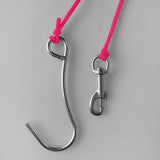 Maxbell Maxbell Scuba Diving Reef Drift Hook with 47" Line & Stainless Steel Clip Rosy