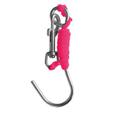 Maxbell Maxbell Scuba Diving Reef Drift Hook with 47" Line & Stainless Steel Clip Rosy