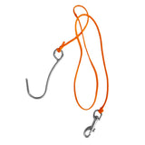 Maxbell Maxbell Scuba Diving Reef Drift Hook with 47" Line & Stainless Steel Clip Orange