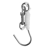 Maxbell Maxbell Scuba Diving Reef Drift Hook with 47" Line & Stainless Steel Clip Gray