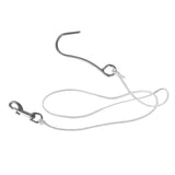 Maxbell Maxbell Scuba Diving Reef Drift Hook with 47" Line & Stainless Steel Clip Gray