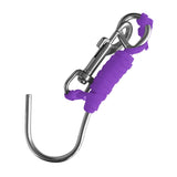 Maxbell Maxbell Scuba Diving Reef Drift Hook with 47" Line & Stainless Steel Clip Purple