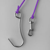 Maxbell Maxbell Scuba Diving Reef Drift Hook with 47" Line & Stainless Steel Clip Purple