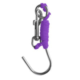 Maxbell Maxbell Scuba Diving Reef Drift Hook with 47" Line & Stainless Steel Clip Purple