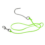 Maxbell Maxbell Scuba Diving Reef Drift Hook with 47" Line & Stainless Steel Clip Fluo Green