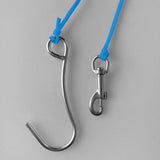 Maxbell Maxbell Scuba Diving Reef Drift Hook with 47" Line & Stainless Steel Clip Blue