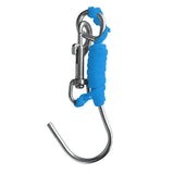 Maxbell Maxbell Scuba Diving Reef Drift Hook with 47" Line & Stainless Steel Clip Blue