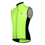 Maxbell Maxbell Unisex Reflective Bike Cycling Windproof Vest Running Sports Coat XXL Green