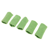 Maxbell Maxbell 5Pcs Stretchy Finger Protector Sleeves Support for Basketball Light Green