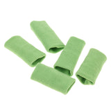 Maxbell Maxbell 5Pcs Stretchy Finger Protector Sleeves Support for Basketball Light Green