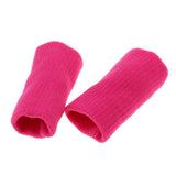 Maxbell Maxbell 5Pcs Stretchy Finger Protector Sleeves Support for Basketball Rose Red