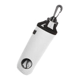 Maxbell Maxbell Small Golf Ball Bag Golf Tees Holder Pouch with Swivel Belt Clip White