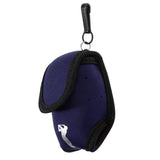 Maxbell Maxbell Mini Golf Ball Bag Golf Tees Holder Pouch Belt Clip for Training Navy Blue