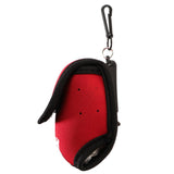 Maxbell Maxbell Mini Golf Ball Bag Golf Tees Holder Pouch Belt Clip for Training Red