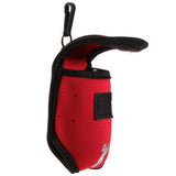 Maxbell Maxbell Mini Golf Ball Bag Golf Tees Holder Pouch Belt Clip for Training Red