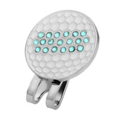 Maxbell Golf Ball Marker Crystal Drill Cap Clip Marker for Golf Cap Visor Green - Aladdin Shoppers