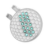 Maxbell Maxbell Golf Ball Marker Crystal Drill Cap Clip Marker for Golf Cap Visor Green