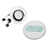 Maxbell Golf Ball Marker Crystal Drill Cap Clip Marker for Golf Cap Visor Green - Aladdin Shoppers