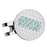 Maxbell Golf Ball Marker Crystal Drill Cap Clip Marker for Golf Cap Visor Green - Aladdin Shoppers