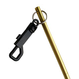 Maxbell Aluminum Scuba Diving Pointer Stick Tank Banger with Bolt Snap Clip Gold - Aladdin Shoppers