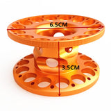 Maxbell 2pcs Lightweight Aluminum Alloy Scuba Diving Finger Reel Guide Line Spool