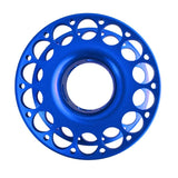 Maxbell 2pcs  Aluminum Empty Scuba Diving Finger Reel Guide Line Spool Blue Red