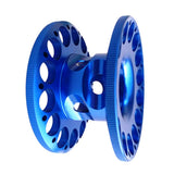 Maxbell 2pcs  Aluminum Empty Scuba Diving Finger Reel Guide Line Spool Blue Red