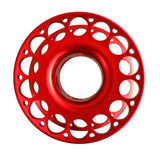 Maxbell 2x Empty Aluminum Alloy Scuba Diving Finger Reel Guide Line Spool Red Purple