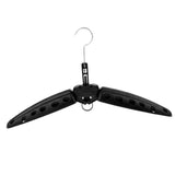 Maxbell 2Pc Multi Purpose Travel Folds Hanger for Scuba Diving Wetsuit Drysuit Black