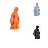 Maxbell Maxbell Waterproof Poncho Bike Cycling Bicycle Reflective Strips Raincoat  Gray