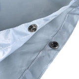 Maxbell Maxbell Waterproof Poncho Bike Cycling Bicycle Reflective Strips Raincoat  Gray