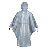 Maxbell Maxbell Waterproof Poncho Bike Cycling Bicycle Reflective Strips Raincoat  Gray