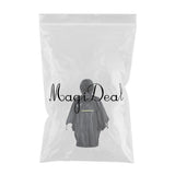 Maxbell Maxbell Waterproof Poncho Bike Cycling Bicycle Reflective Strips Raincoat  Black