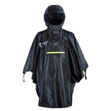 Maxbell Maxbell Waterproof Poncho Bike Cycling Bicycle Reflective Strips Raincoat  Black
