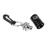 Maxbell 2 Pack Scuba Diving Aluminum Regulator Hose Holder Keeper with Clip